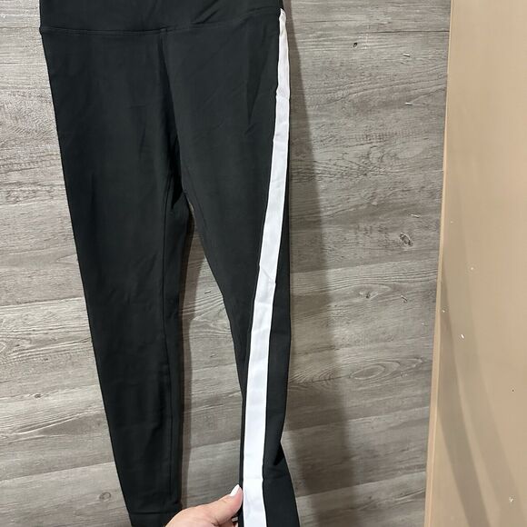 Victoria's Secret PINK High Waist Full Length Black Stripe Leggings S Small - Picture 4 of 6